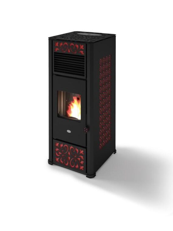 Stufa a pellet ventilata canalizzabile - EVACALOR Gemma 15 kW