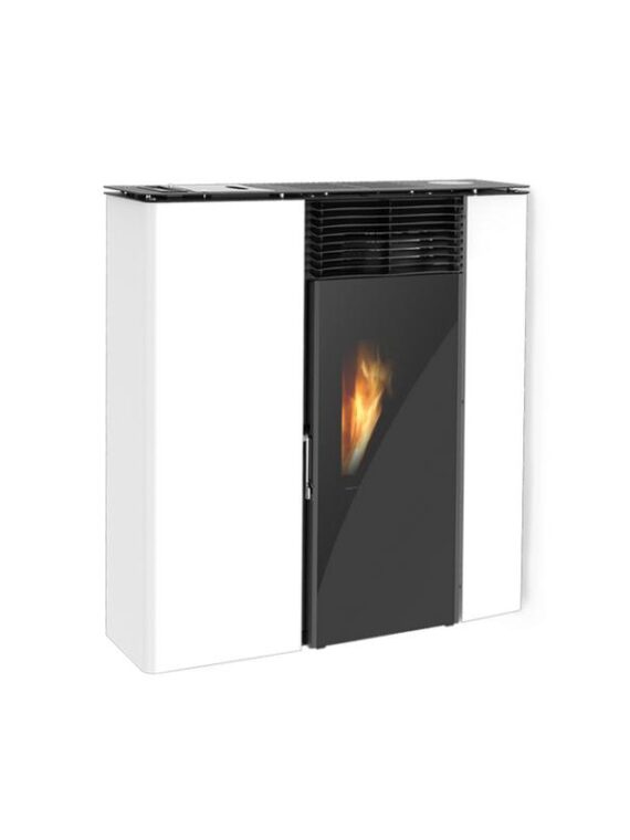 Stufa a pellet ventilata extrapiana canalizzabile - LINCAR Flat 501 11 kW
